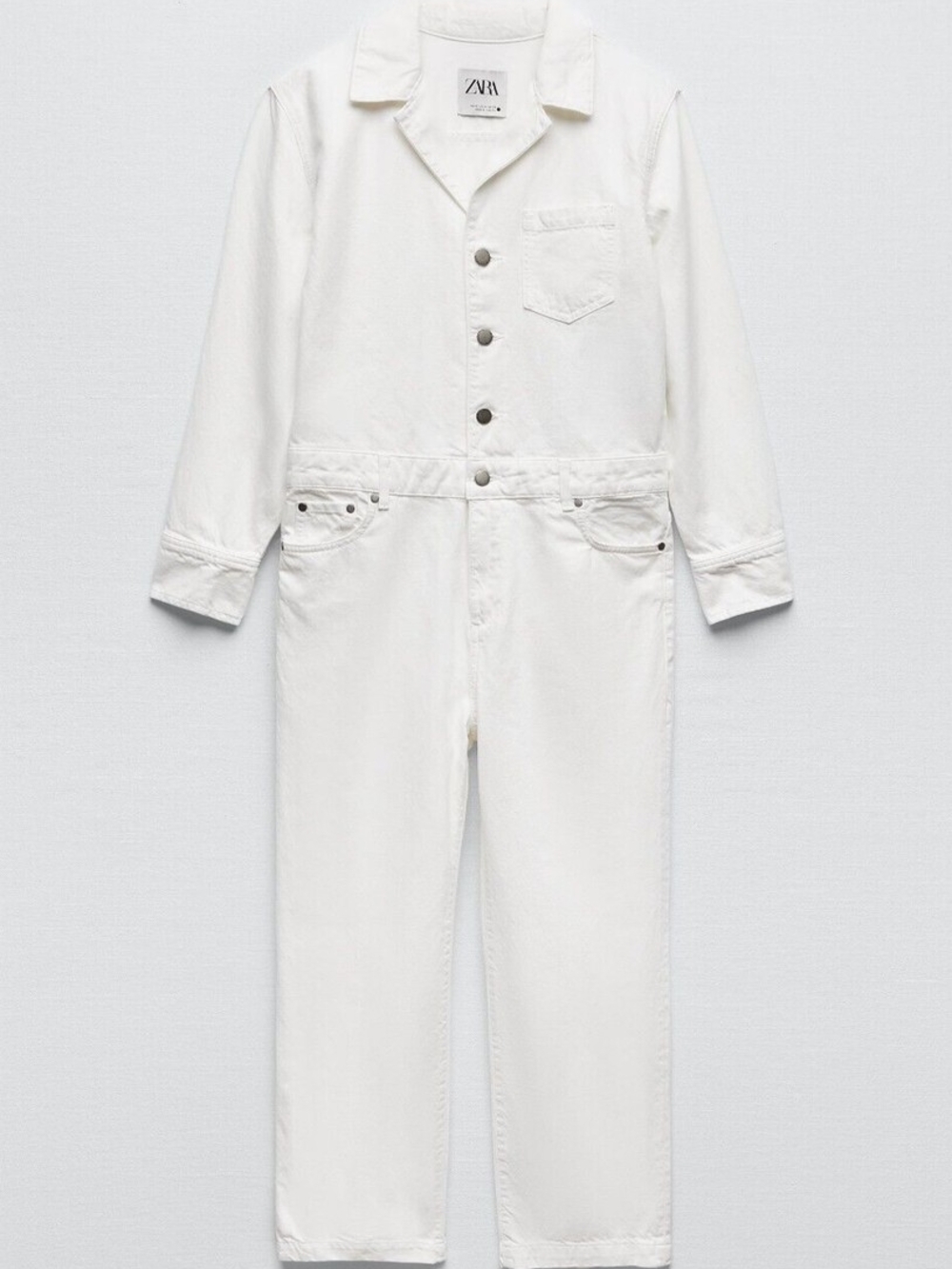 Zara Ecru/White Jumpsuit - Picture 4 of 13